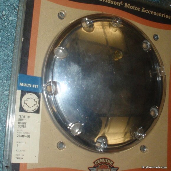Harley Davidson 25415-99 Dyna Softail Derby Cover Stainless Steel FAST SHIP! - Picture 2 of 4